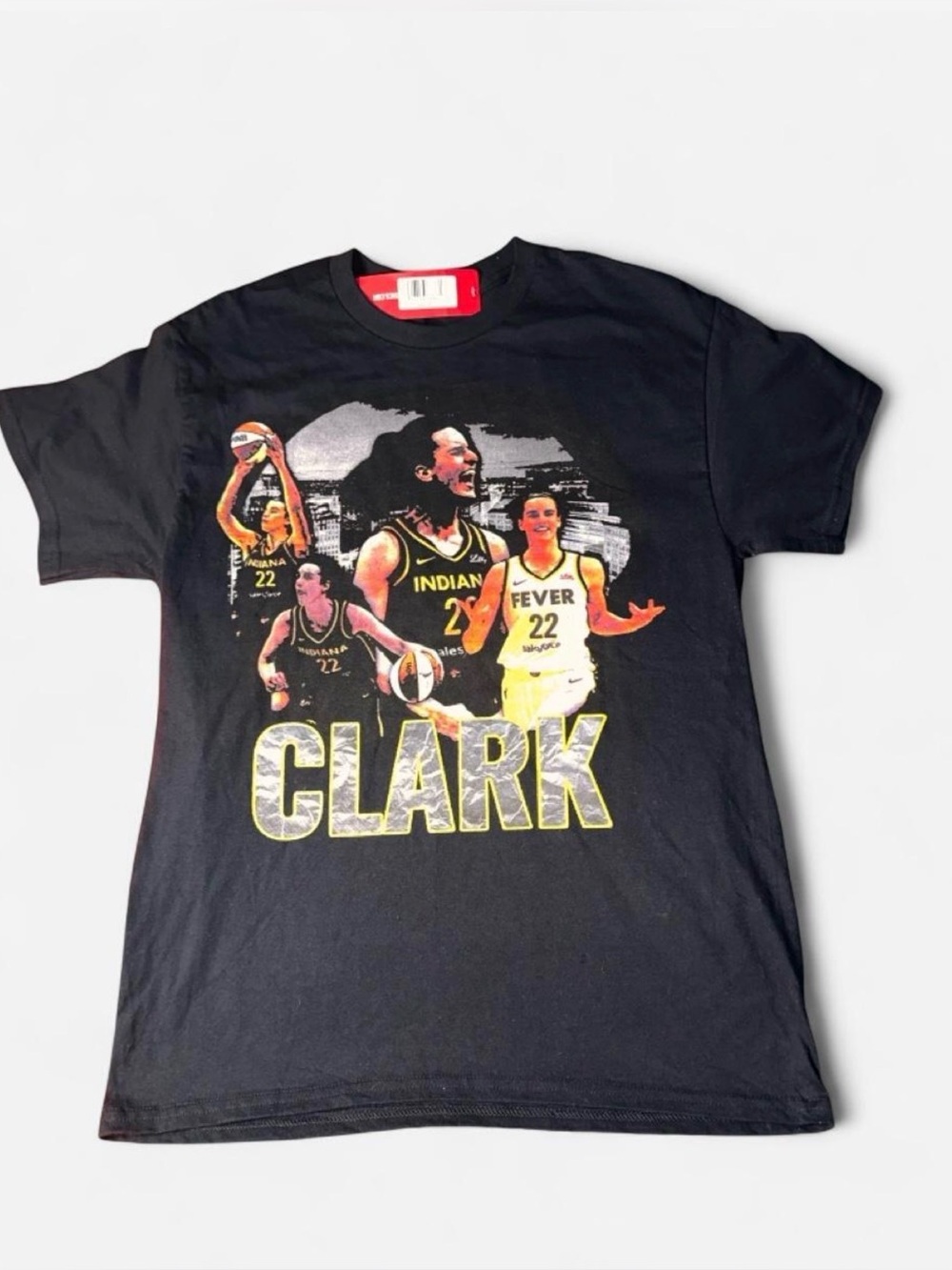 NWT. Headgears Classics features a Caitlin Clark Indiana Fever graphic T-shirt